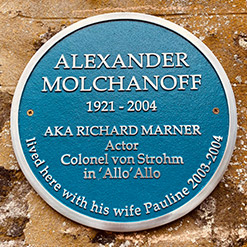 Alexander Molchanoff wall plaque