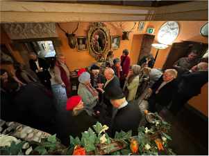 Guests arrive at Fingask Castle